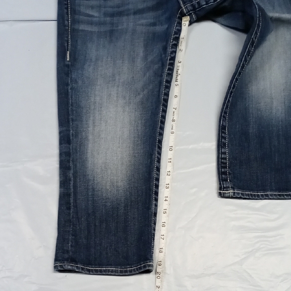 Vigoss Blue Boot Cut Jeans with Vintage Embroidery - Picture 8 of 14